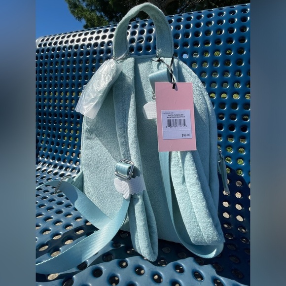 Juicy Couture Backpack,Juicy Couture Mint Backpack with Rhinestones. - Picture 5 of 10